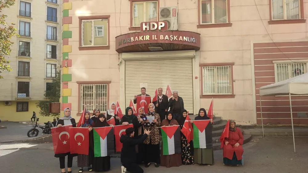 Diyarbakır annelerinden İsrail’in zulmüne tepki