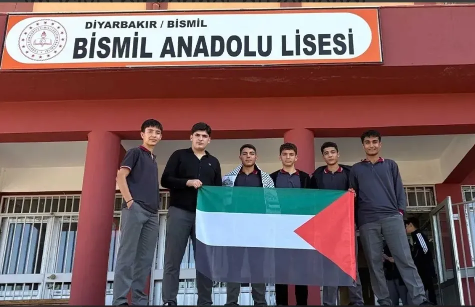 Diyarbakır’da Liselilerden Gazze