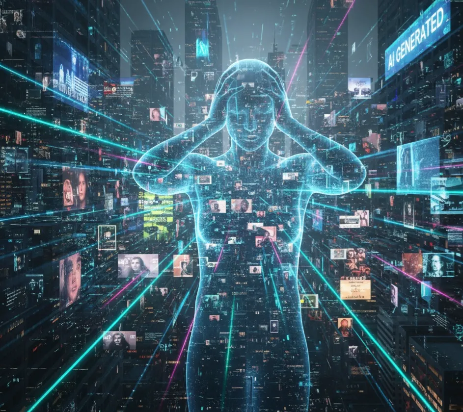 Yapay Zeka İçerik Akını İnsan Zihnini Sahteyi Ayırt Etmekte Zorluyor